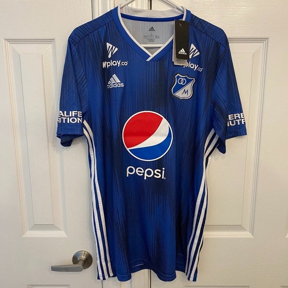 FOO FIGHTERS Millonarios Football Club Jersey Sz L - ONE OF A KIND! RARE! NWT! - Picture 3 of 6
